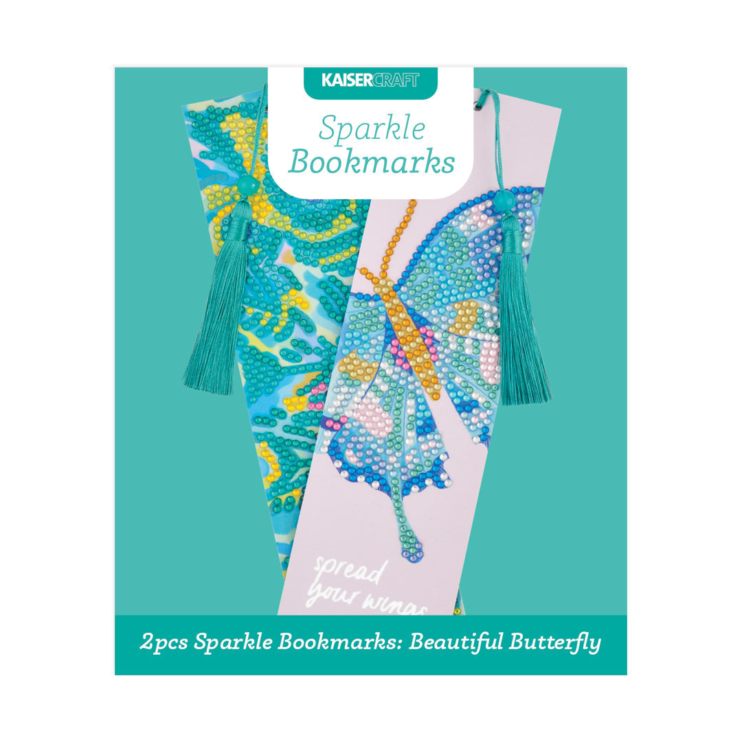 Sparkle 2Pk Bookmark - Beautiful Butterfly